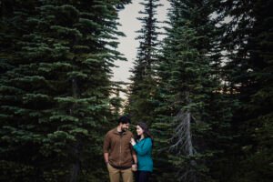 Pacific Northwest surprise proposal and engagement session.