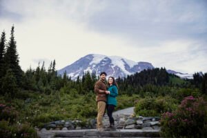 Pacific Northwest surprise proposal and engagement session.
