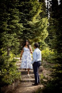 Fremont Fire Lookout at Sunrise Surprise Proposal and Engagement Session in Mount Rainier National Park