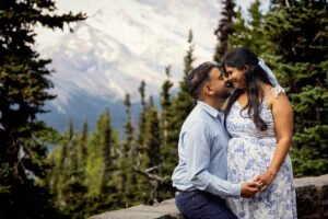 Fremont Fire Lookout at Sunrise Surprise Proposal and Engagement Session in Mount Rainier National Park